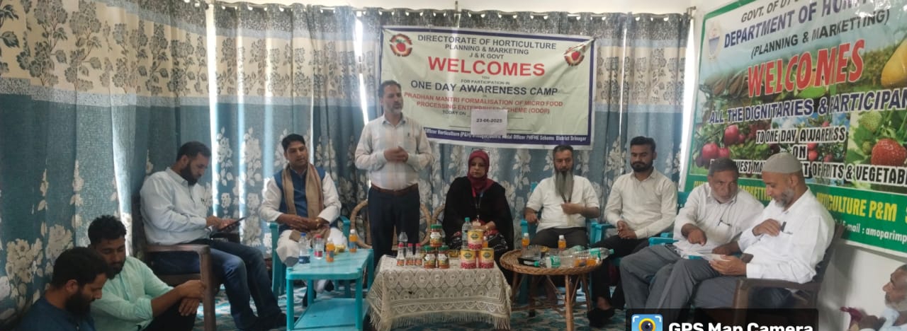 One-Day Awareness Workshop Held Under PMFME Scheme at Rambirgarh, Panzinara Srinagar