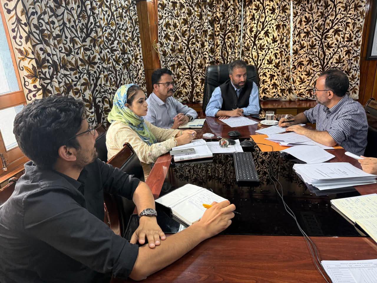 MLA Kangan Mian Mehar Ali Reviews Key Water Supply Projects in High-Level Meeting with PHE Officials