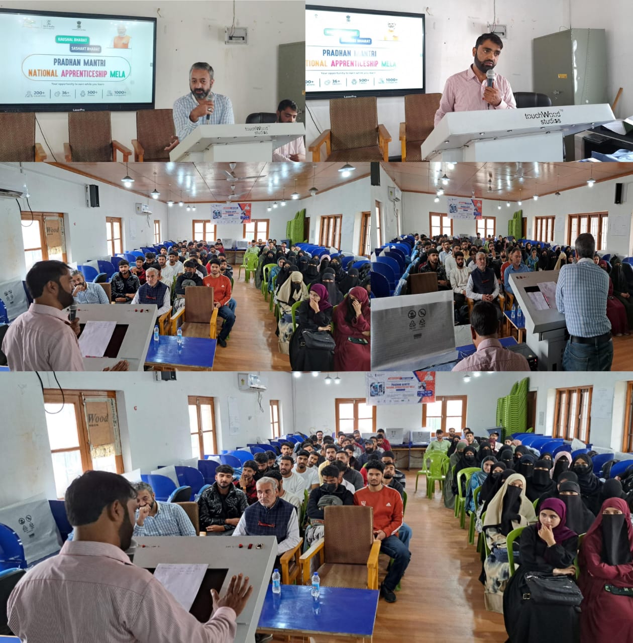 Mega Apprenticeship Mela organized at ITI Ganderbal :  “Skill is the only true weapon to earn with dignity and sustain a better future.” Bilal Bhat 