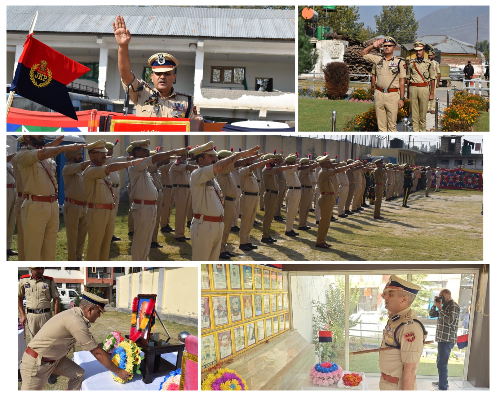 Ganderbal Police Observes Gandhi Jayanti, Pays Tribute to Mahatma Gandhi