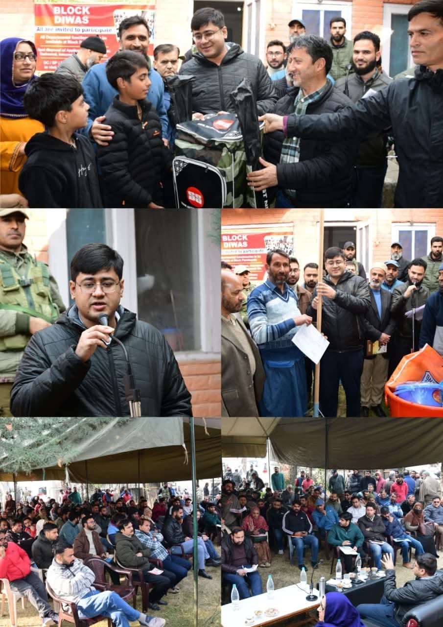 DC Ganderbal chairs public outreach programme at Panchayat Wayil