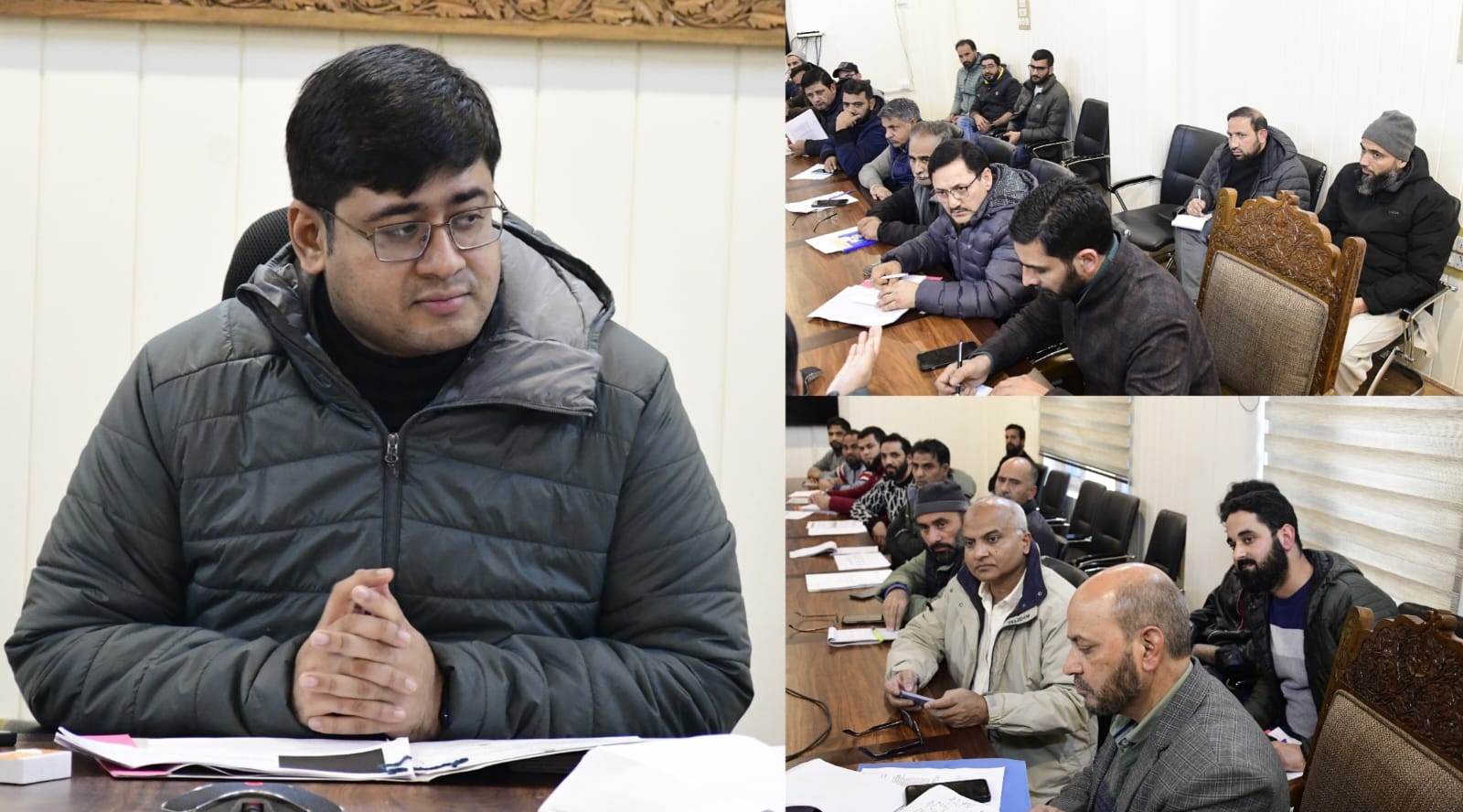 DC Ganderbal reviews pace & progress of Cabling & Smart Metering under RDSS
