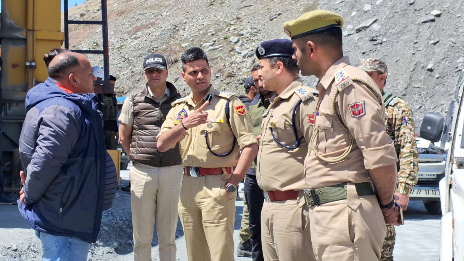SSP Ganderbal Sudhanshu Dhama Reviews Preparations for Shri Amarnath ji Yatra-2026 at Baltal Base Camp