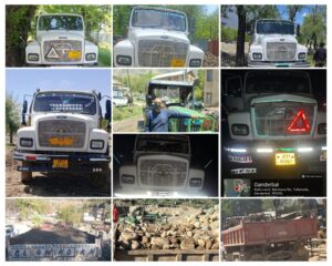 Ganderbal Police Seizes 10 Vehicles for Illegal Extraction & Transportation of Minor Minerals